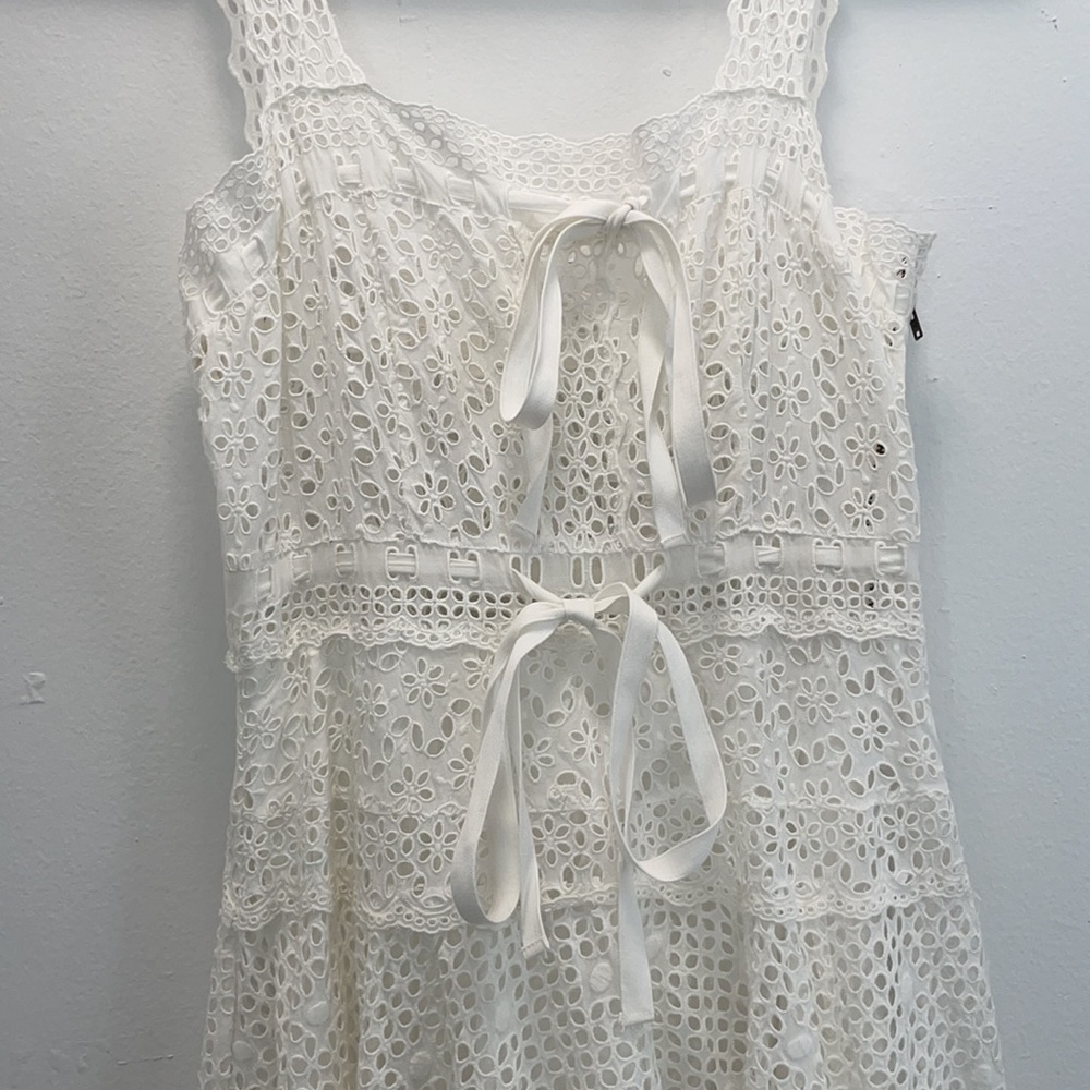 Ulla Johnson embroidered eyelet white dress - Picture 8 of 9